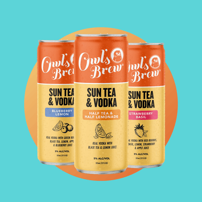 Sun Tea & Vodka Variety Bundle (16 Cans)