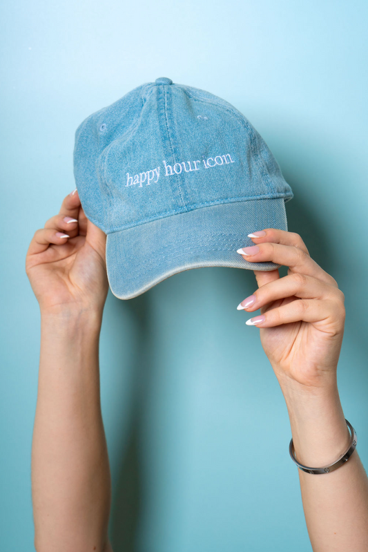 Denim Cap - Happy Hour Icon