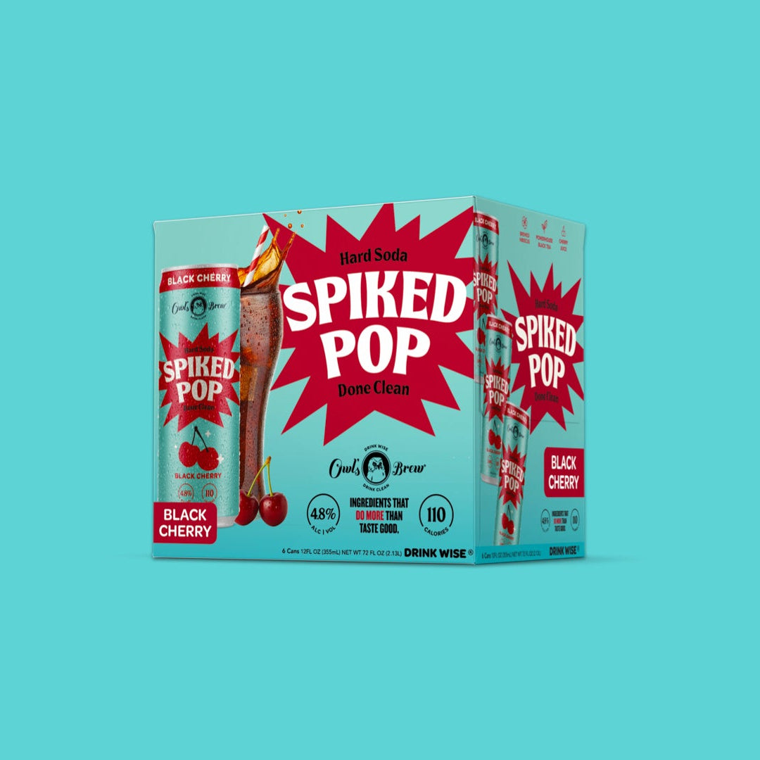 Spiked Pop Black Cherry (6 Cans)